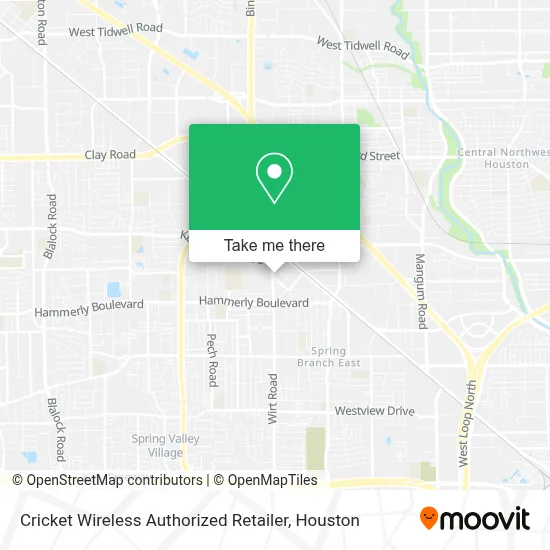 Cricket Wireless Authorized Retailer map