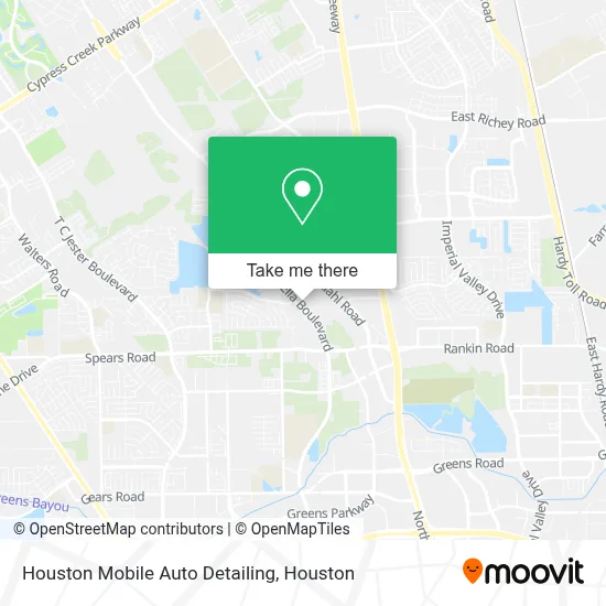 Houston Mobile Auto Detailing map