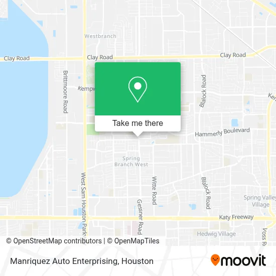 Manriquez Auto Enterprising map
