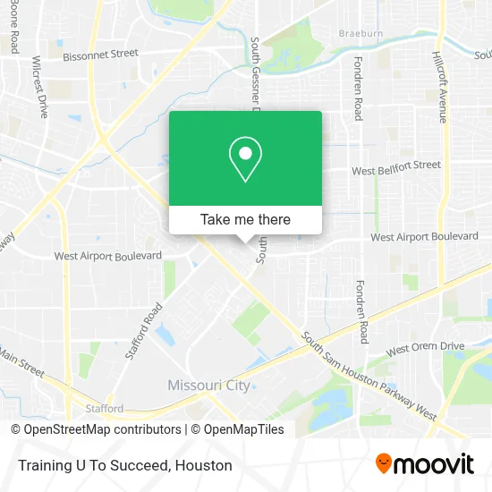 Training U To Succeed map