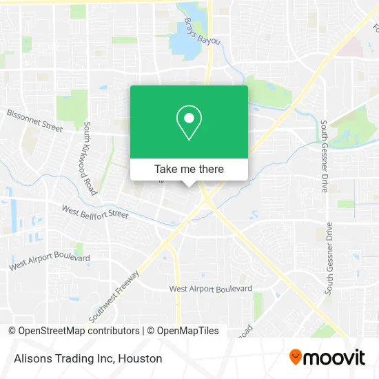 Alisons Trading Inc map