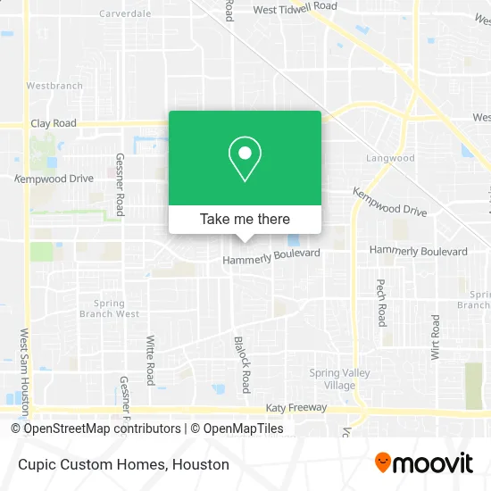 Cupic Custom Homes map