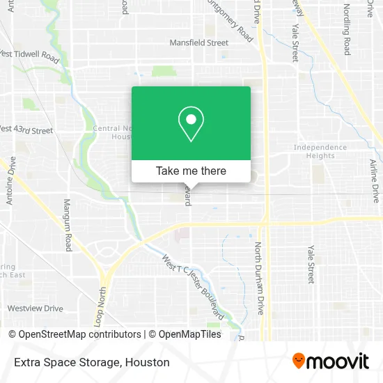 Extra Space Storage map