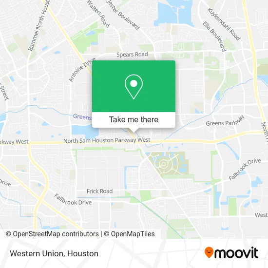 Western Union map