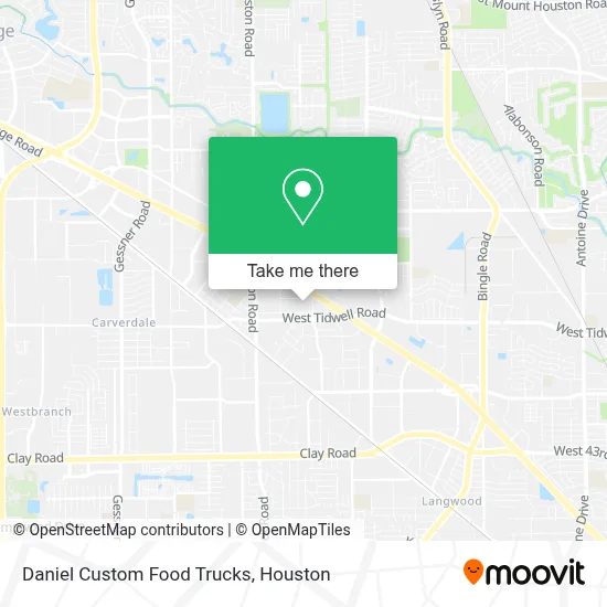 Daniel Custom Food Trucks map