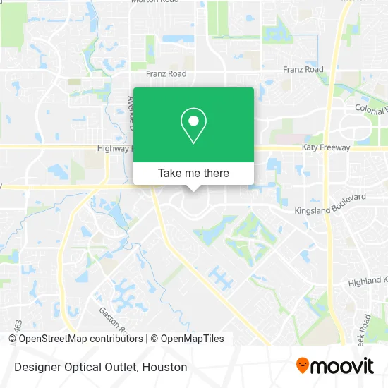 Designer Optical Outlet map