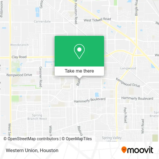 Western Union map