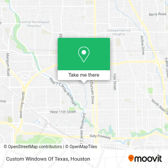 Custom Windows Of Texas map