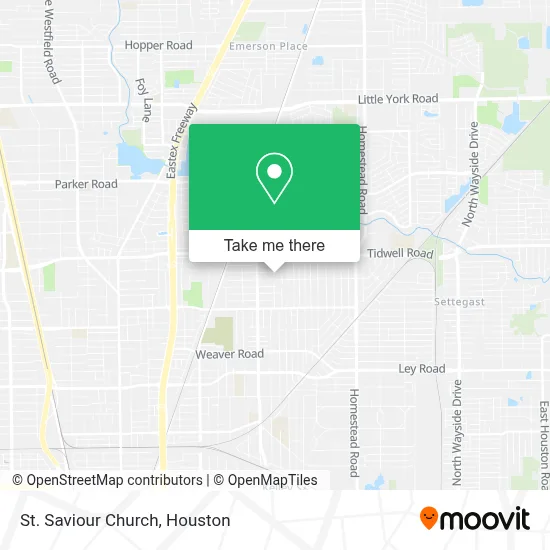 St. Saviour Church map