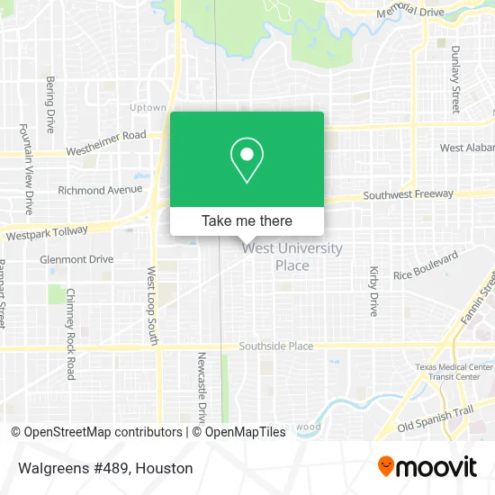Walgreens #489 map