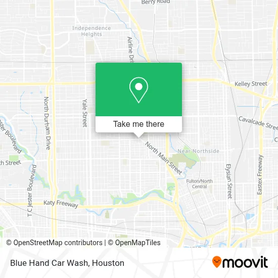 Blue Hand Car Wash map