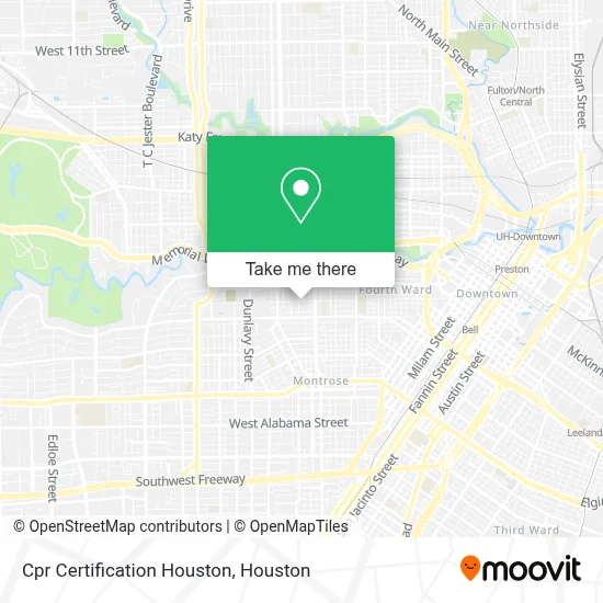 Cpr Certification Houston map