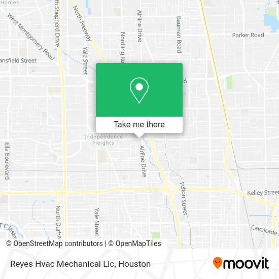 Reyes Hvac Mechanical Llc map