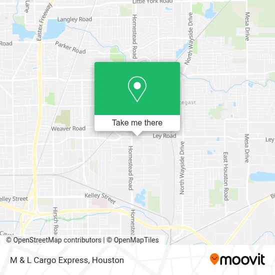 M & L Cargo Express map
