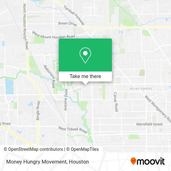 Money Hungry Movement map