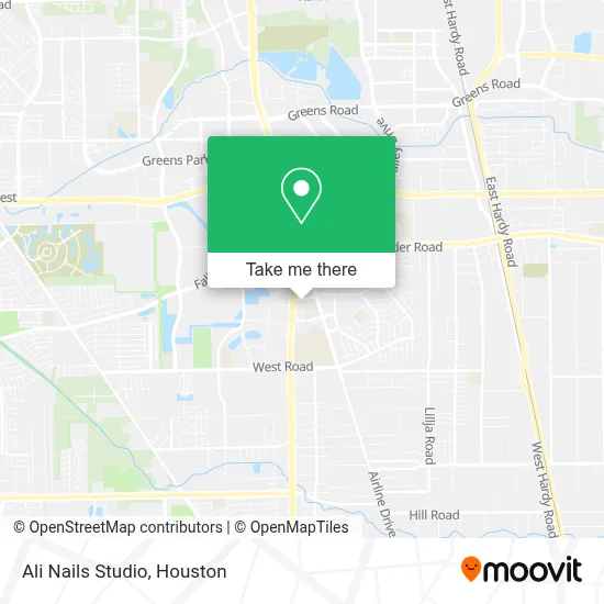 Ali Nails Studio map