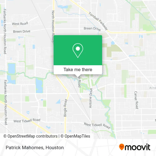 Patrick Mahomes map