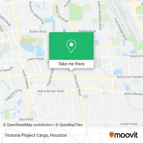 Victoria Project Cargo map