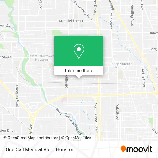 One Call Medical Alert map