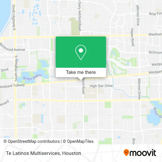 Te Latinos Multiservices map