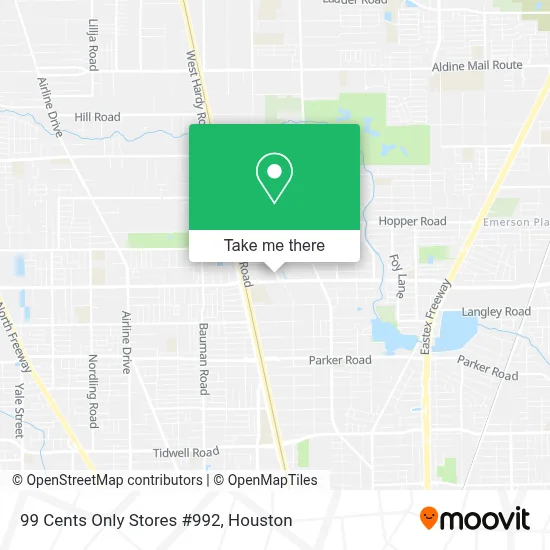 99 Cents Only Stores #992 map