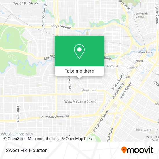 Sweet Fix map