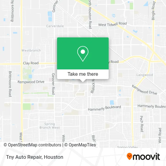 Tny Auto Repair map