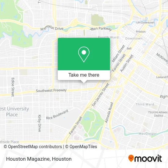 Houston Magazine map