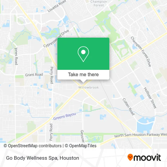 Go Body Wellness Spa map