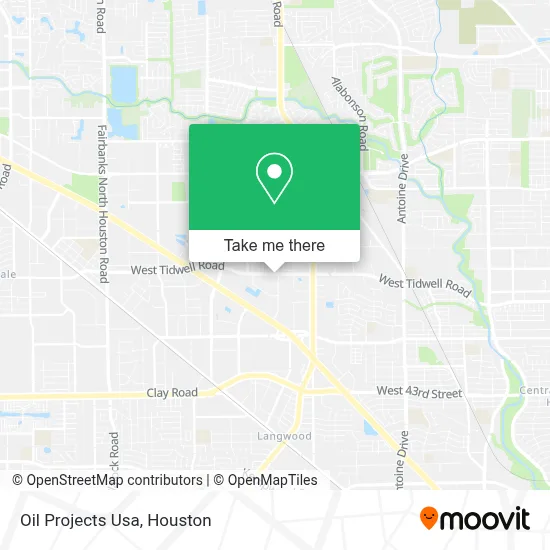 Oil Projects Usa map