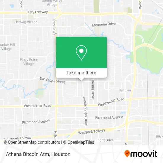 Athena Bitcoin Atm map