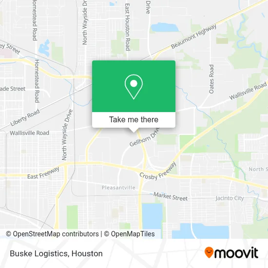 Buske Logistics map