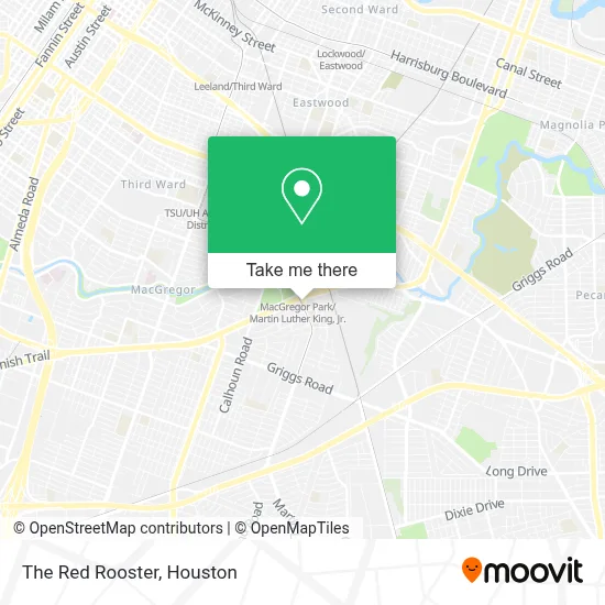 The Red Rooster map