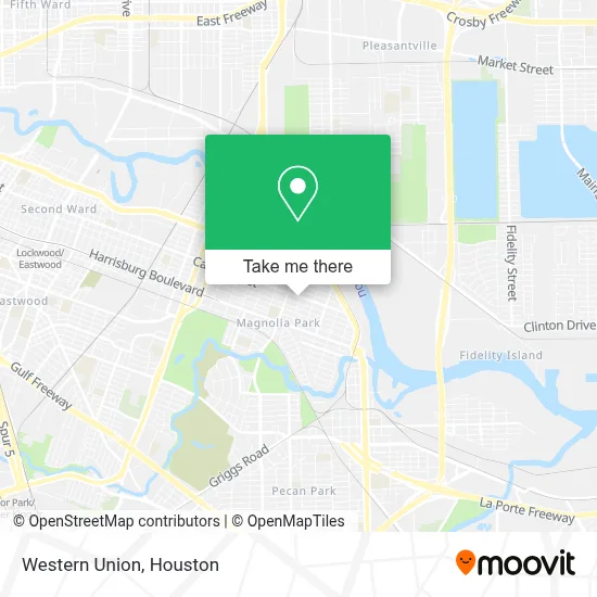Western Union map
