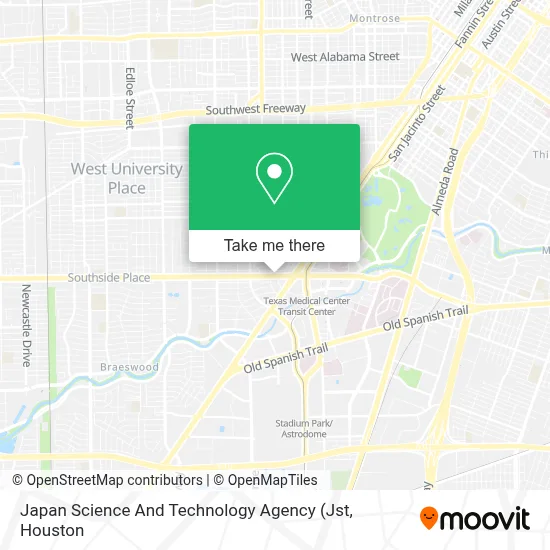 Japan Science And Technology Agency map