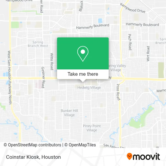 Coinstar Kiosk map