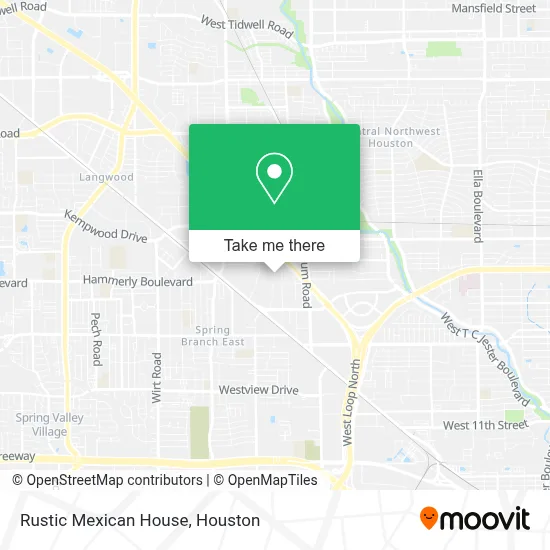 Rustic Mexican House map