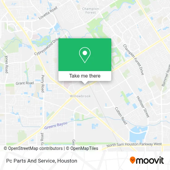 Pc Parts And Service map