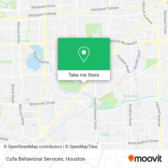 Cufa Behavioral Services map