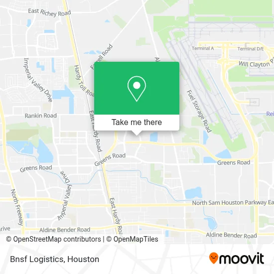 Bnsf Logistics map