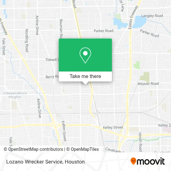 Lozano Wrecker Service map