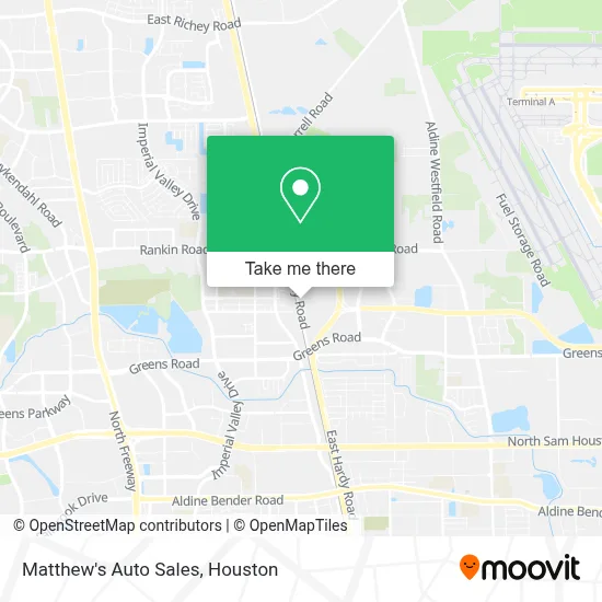 Matthew's Auto Sales map