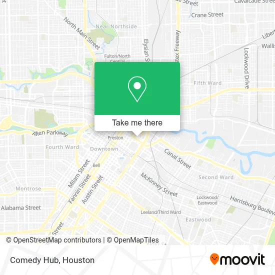 Comedy Hub map