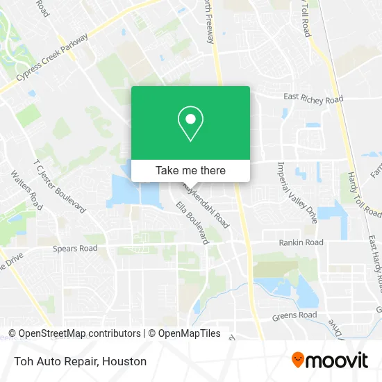 Toh Auto Repair map