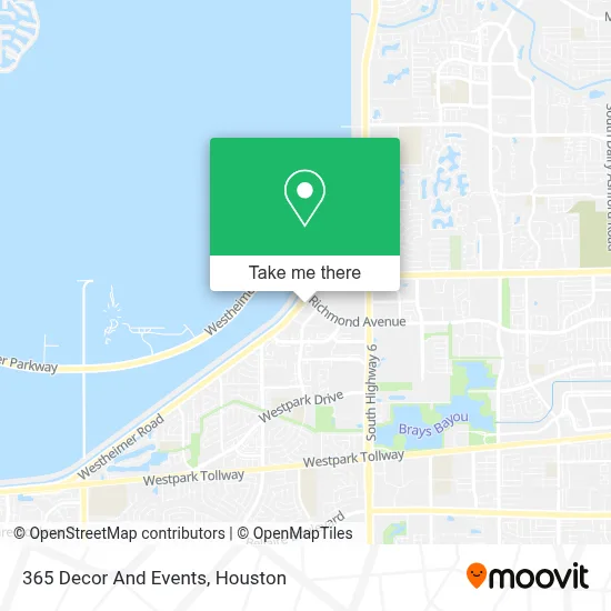 365 Decor And Events map