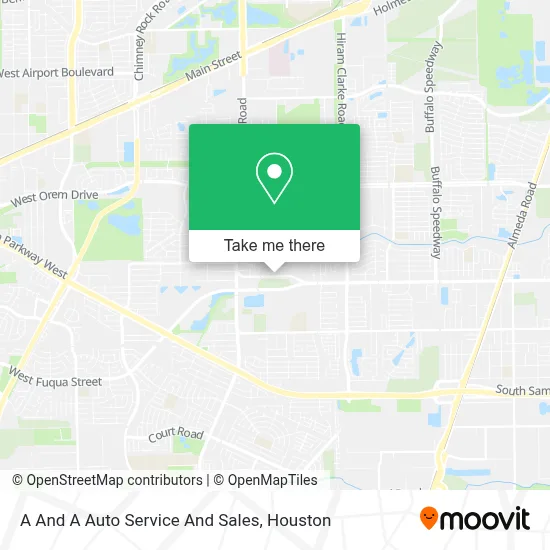 A And A Auto Service And Sales map