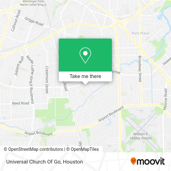Universal Church Of Go map