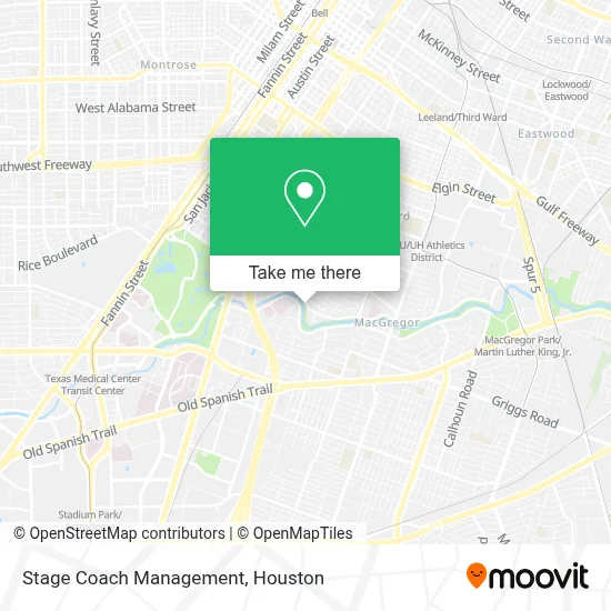 Stage Coach Management map