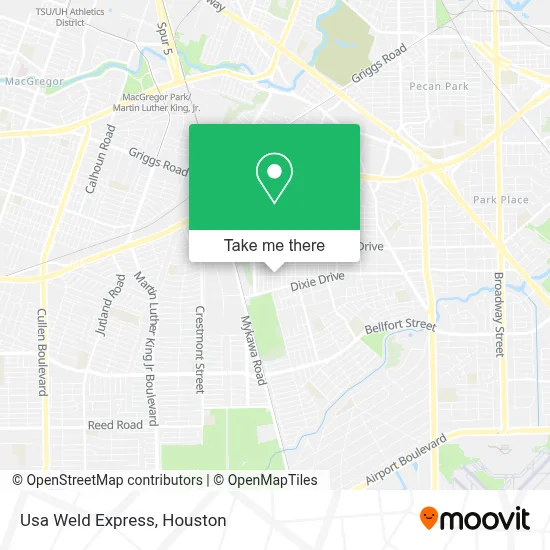 Usa Weld Express map