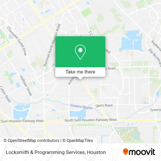 Mapa de Locksmith & Programming Services